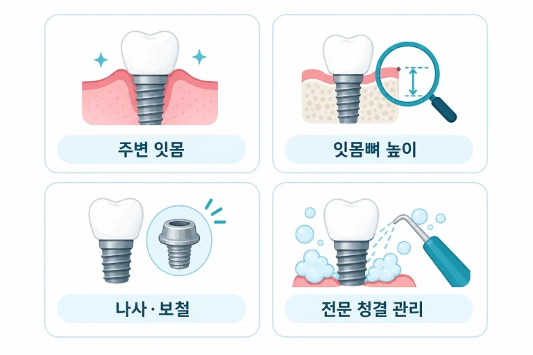 임플란트 정기검진 점검 항목